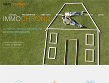 Tablet Screenshot of immochrono.com
